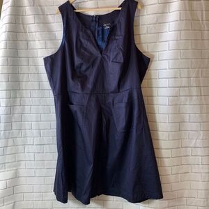 City Chic Navy‎ Fit & Flare Dress Size XXL/24